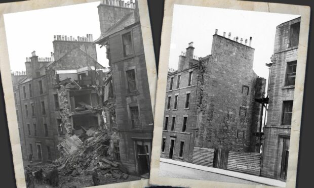 The losses suffered from the bombing at Rosefield Street are still felt today. Image: DC Thomson.