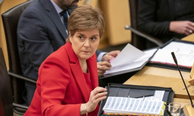 Nicola Sturgeon's hopes for a referendum were dashed. Image: PA.
