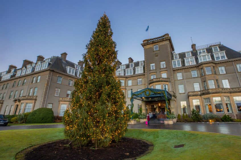 Gleneagles hotel which has one of the best spas in perthshire
