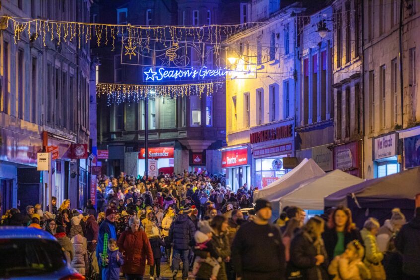 Arbroath High Street festive fair