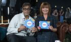Sanjeev Kohli and Lorraine Kelly host STV Children's Appeal in Dundee. Image: STV