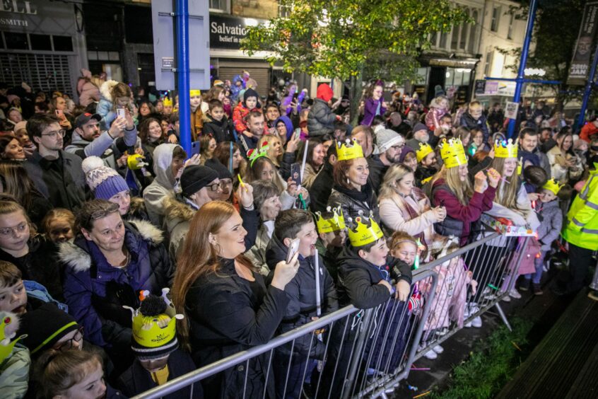 Dunfermline Christmas lights switch-on 2022