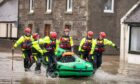 The water rescue in Pitscottie. Image: Steve Brown/DC Thomson