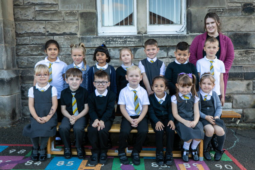 Kirkcaldy North Primary with Miss McDonald.