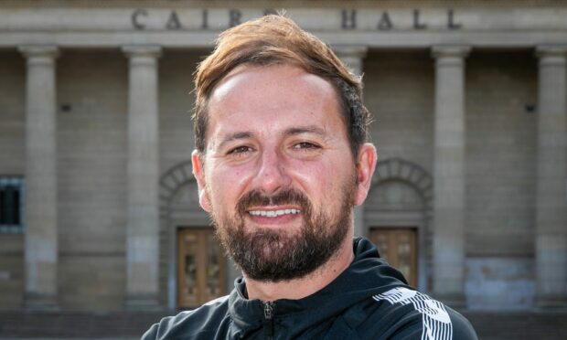 David Duke, founder of Street Soccer Scotland, in Dundee. Image: Steve Brown / DCT Media