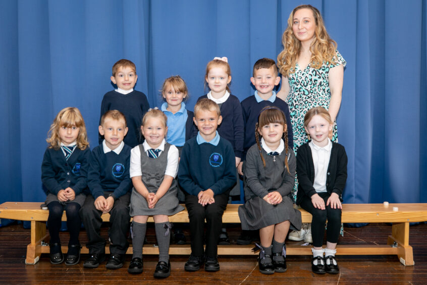 Valley Primary, P1/2 with Miss Lawson.