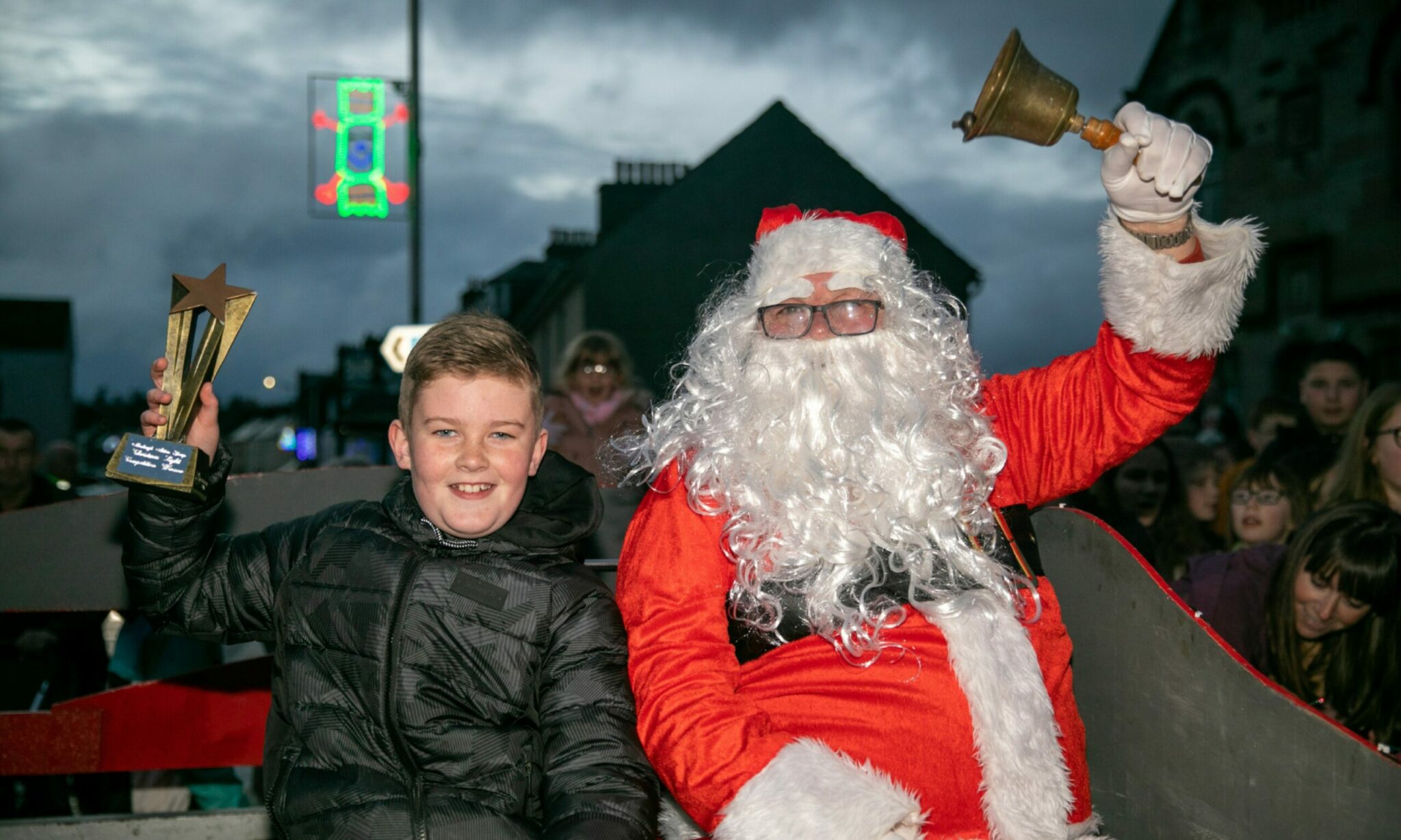 Newburgh's Latest Wonky Christmas Light Unveiled - It's A Salmon!