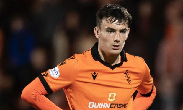 Dundee United have sold Dylan Levitt to Hibs. Image: SNS
