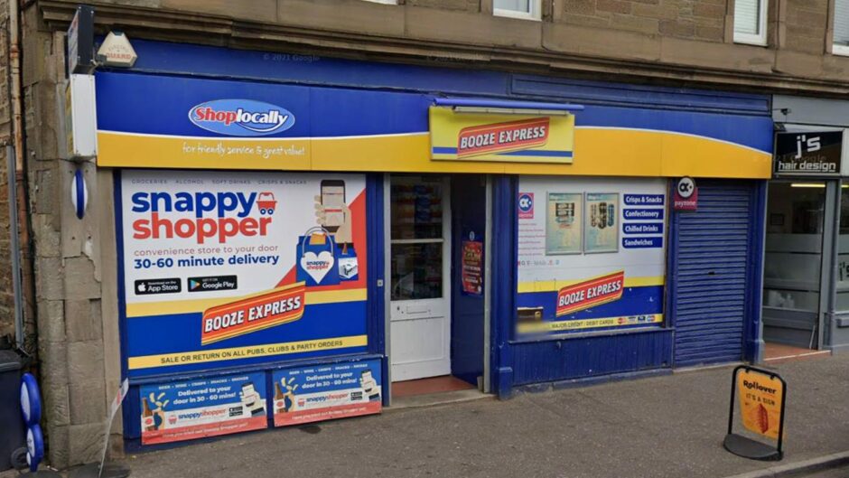 Booze Express, Carnoustie, is one of the shops with items at 1966 prices