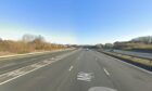A Fife man has died in a one-car crash on the M4 motorway in Wales. Image: Google.