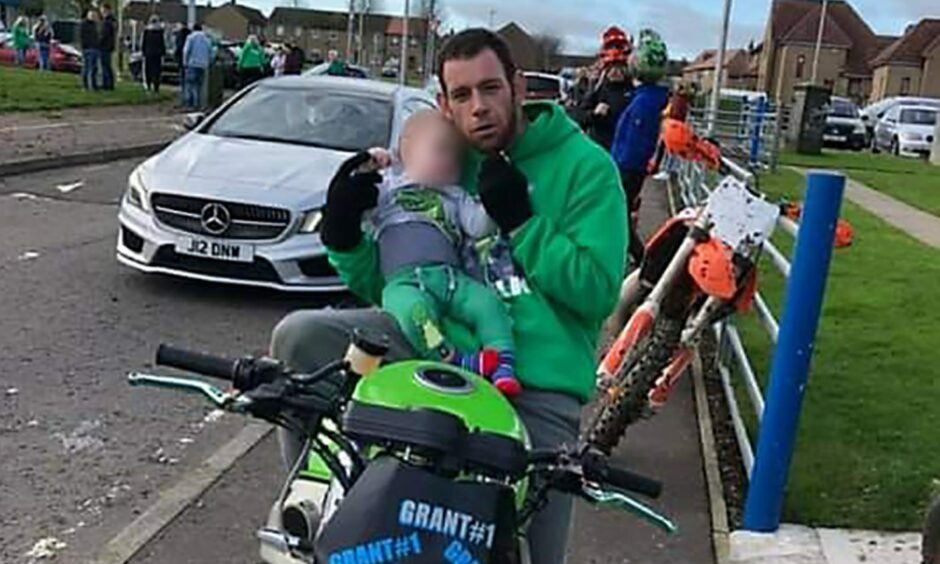 Facebook pictures helped catch of Dundee hit and run bike rider Stephen Bell. Image: Facebook.