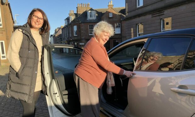 A Laurencekirk charity has reported transport has become the biggest drain on its resources.  Image: Mearns and Coastal Healthy Living Network.