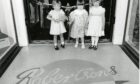 Children help open Robertson's following a revamp in 1987. Image: DC Thomson.
