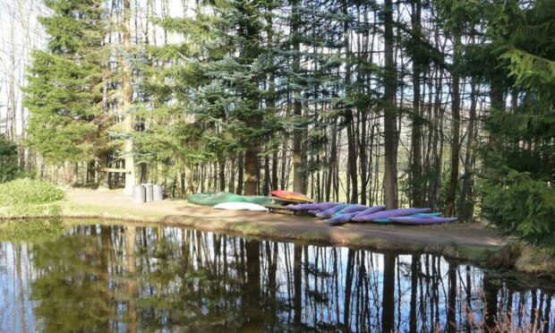 Canoes at the Dalguise Activity Centre. Image: DC Thomson