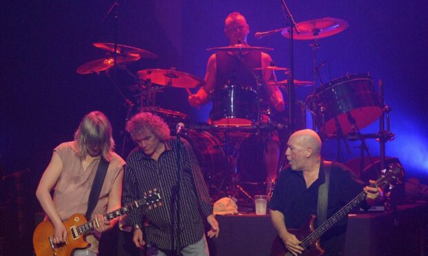 Dan McCafferty and the Nazareth boys performing at the Alhambra Theatre in 2008.