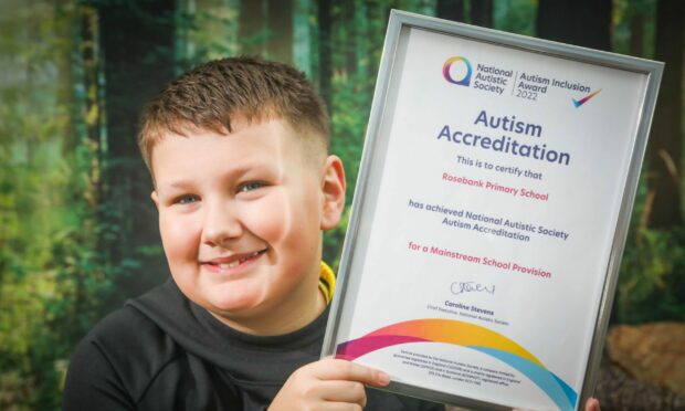 Rosebank Primary is the first school in Scotland to be awarded autism accreditation. Image: Mhairi Edwards/DC Thomson.