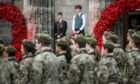 High School of Dundee has held its traditional remembrance. Image: Mhairi Edwards / DC Thomson.