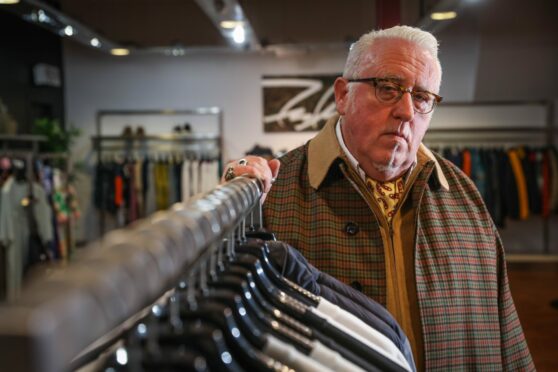 Manifesto owner Forrey Rosscraig in his Dundee store.