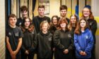 Pupils from Monifieth High School who are taking part in Polar Academy. Image: DC Thomson/Mhairi Edwards.