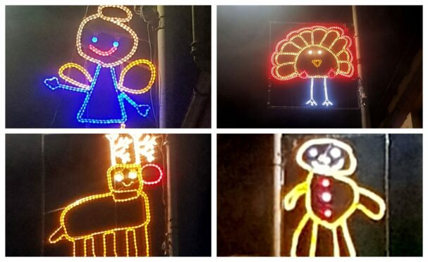 The Newburgh wonky Christmas lights