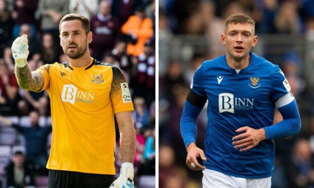 Remi Matthews and Liam Gordon could both be available against St Mirren. Images: SNS.