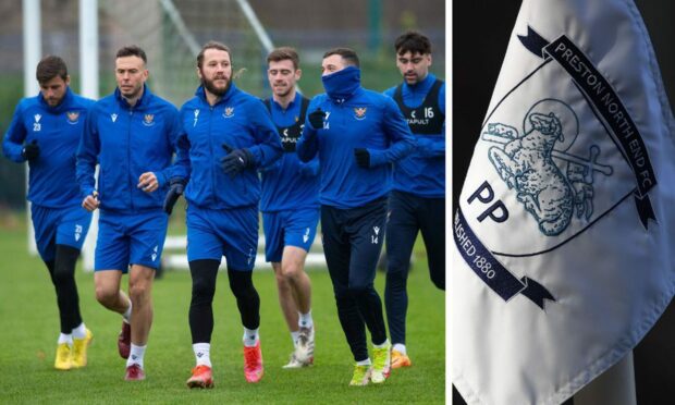 St Johnstone will head to Preston during the World Cup break. Images: SNS and Shutterstock.