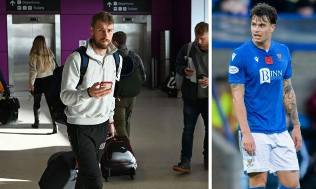 David Wotherspoon's St Johnstone team-mates will be cheering him on at the World Cup. Images: SNS.