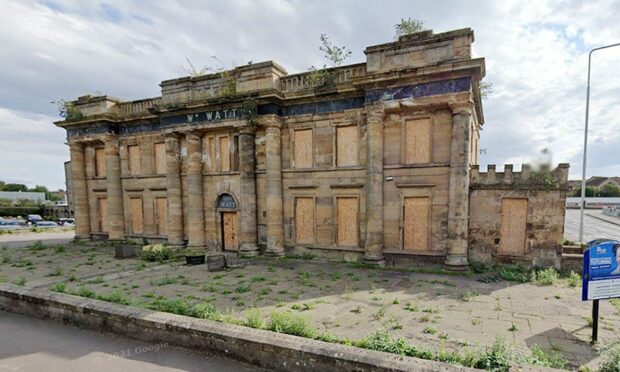 Returning to auction - the Watts of Cupar and Jordans Nightclub building. Image:  Future Property Auctions