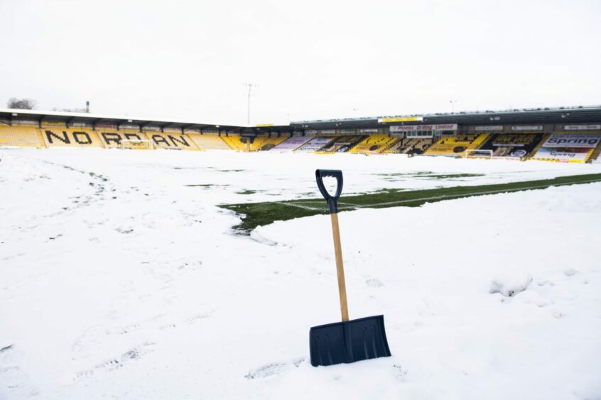 Dundee United's clash with Livingston was called off over a frozen pitch in West Lothian. 