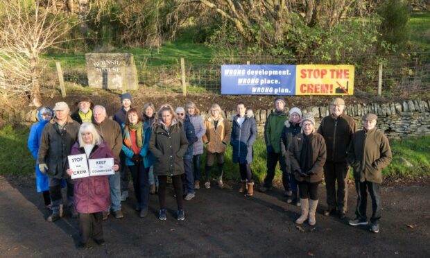 Campaigners say they are disappointed by the latest delay in the Duntrune crematorium saga. Image: Paul Reid.