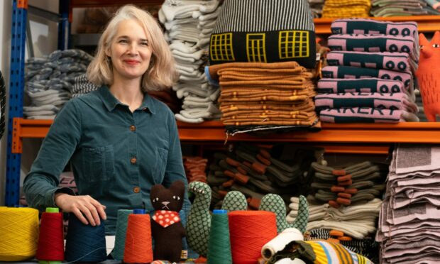 Designer Donna Wilson who has started a production facility in Dundee. Image: Paul Reid.