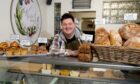 Jamie Scott behind the counter of his newest venture, the Newport Bakery in Arbroath.