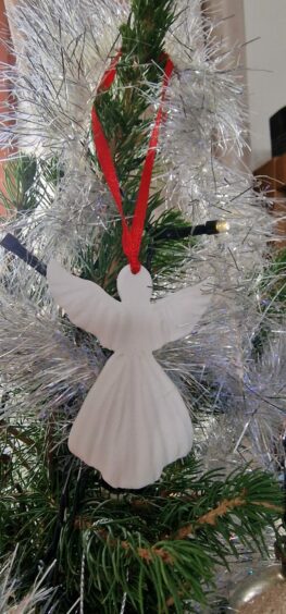 Angel Christmas tree decoration.
