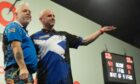 Alan Soutar faced Peter Wright at the International Darts Open. Image: PDC