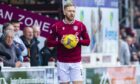 Scott Stewart is determined to make an impact for Arbroath. Image: SNS