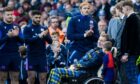 Doddie Weir at Murrayfield for the last time. Image: SNS.
