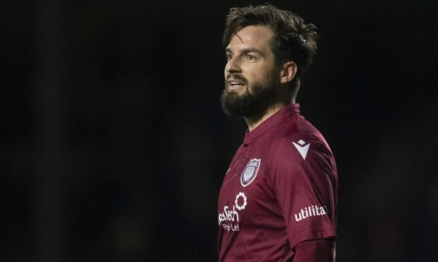 Keaghan Jacobs, who has agreed a new deal at Arbroath.