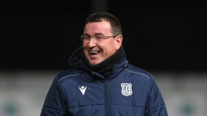 Gary Bowyer demands more from Dundee despite SIXTH win in a row as Falkirk boss John McGlynn fumes at penalty award