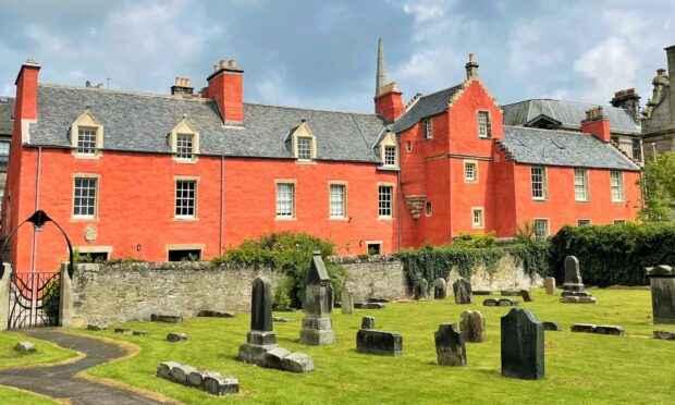 The historic Abbott House in Dunfermline.