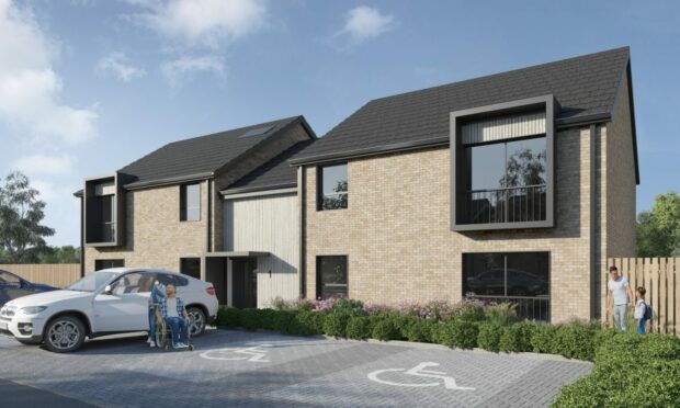 How the Blackwood adapted homes development will look in Dundee. Image: Blackwood