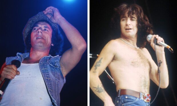 Brian Johnson and Bon Scott first met each other in 1973 before tragedy saw one replace the other. Image: Shutterstock.