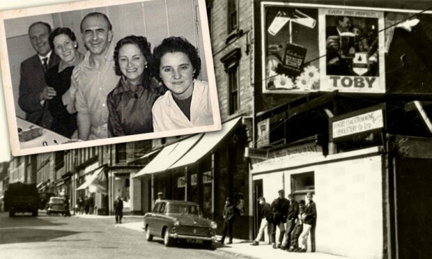 Peter and Sundie Cabrelli ran one of Dundee's most loved chippies. Image: University of Dundee Archive Services/DC Thomson.
