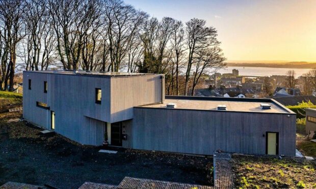 Caisteal is an energy-efficient architect-designed home in Broughty Ferry. Image: Rettie