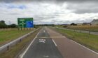 The A9 near the Broxden Roundabout. Image: Google Street View