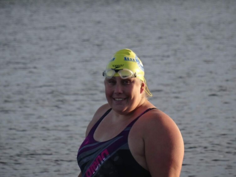 Colleen who has been inducted into the international marathon swimming hall of fame