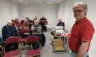Dougie Nicolson talks about his 40-year DC Thomson career to Cupar Camera Club. Image: Michael Alexander