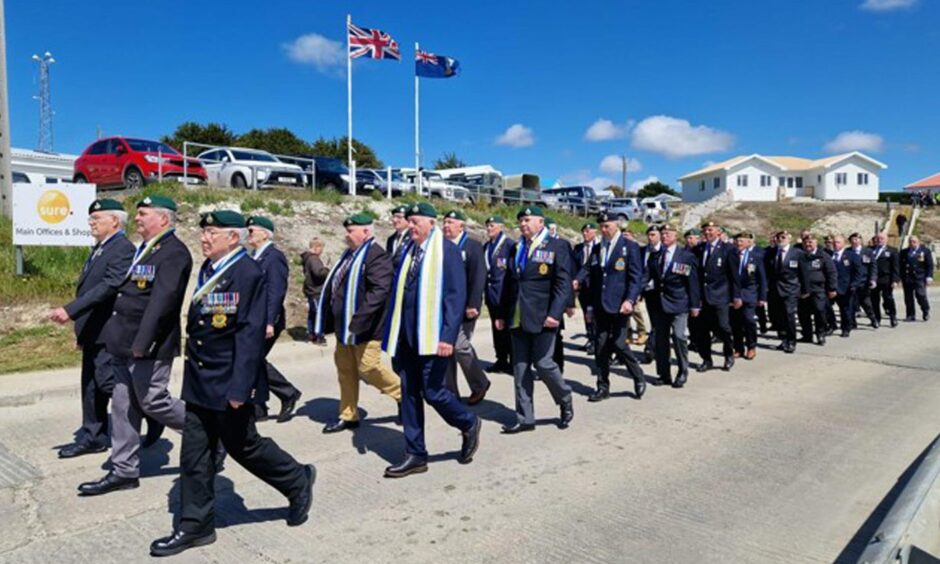 Naval Party 8901 return to Falklands 40 years onj