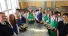 High School of Dundee pupils have been giving up their spare time to serve up  meals for the elderly in the community. Image: High School of Dundee.