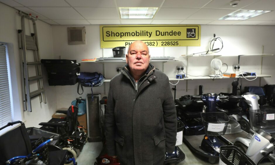 Shopmobility disabled Dundee charity