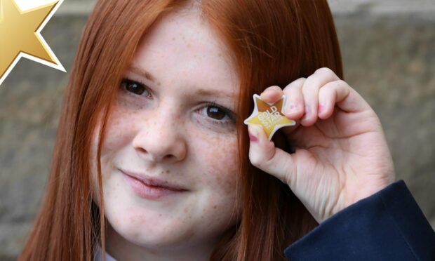 Paige Williamson has been awarded our Courier Gold Star. Image: Gareth Jennings/DC Thomson.